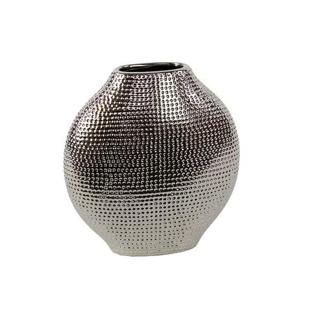 URBAN TRENDS COLLECTION Ceramic Vase Silver 21207